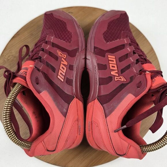 Inov-8 F-Lite 235 V2 Shoes Womens Size 8 Maroon Pink Powerheel Ropetec Training - Picture 11 of 16